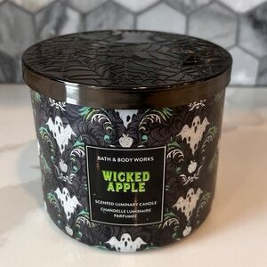 Bath & Body Works Wicked Apple 3 Wick Scented Candle